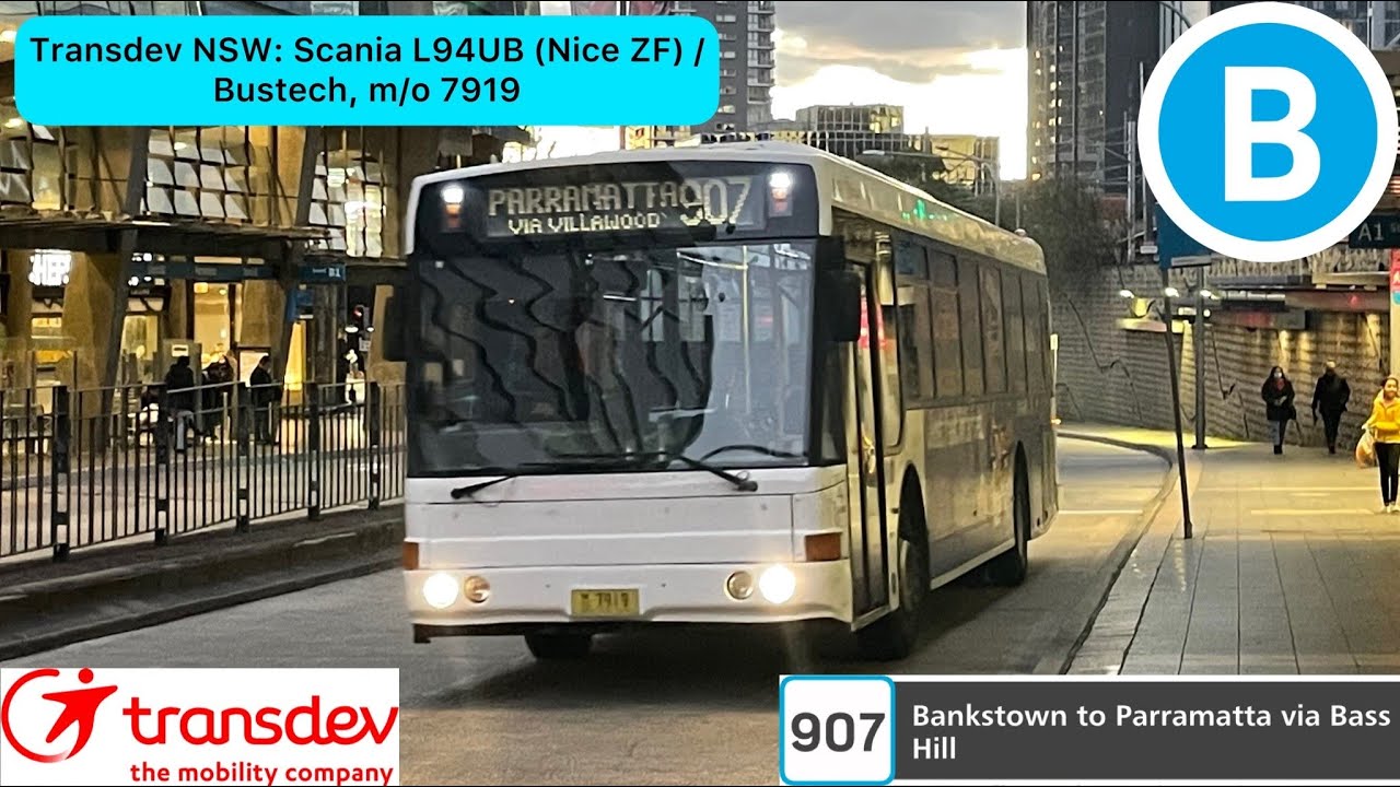 Transdev NSW: Scania L94UB (Nice ZF) / Bustech, m/o 7919 - YouTube