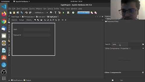 Login con validacion de contraseña, java