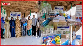 Hay’adda Plan International iyo wasaaradda Shaqada Arrimaha Bulshada oo qalab warejiyay.