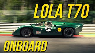 Onboard: Lola T70 qualifying lap on Spa