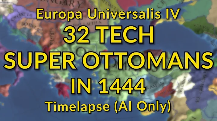 EU4 but the Ottomans have 32 Tech | AI timelapse