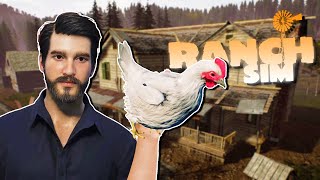 CONSTRUÍ um RANCHO e COMPREI as PRIMEIRAS GALINHAS! Ranch Simulator screenshot 4