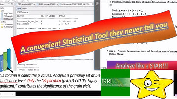 #3 CRD and RCBD Analyses on STAR (Single-Factor)