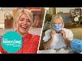 Alice Beer Makes Holly Giggle During DIY Face Covering Demo | This Morning