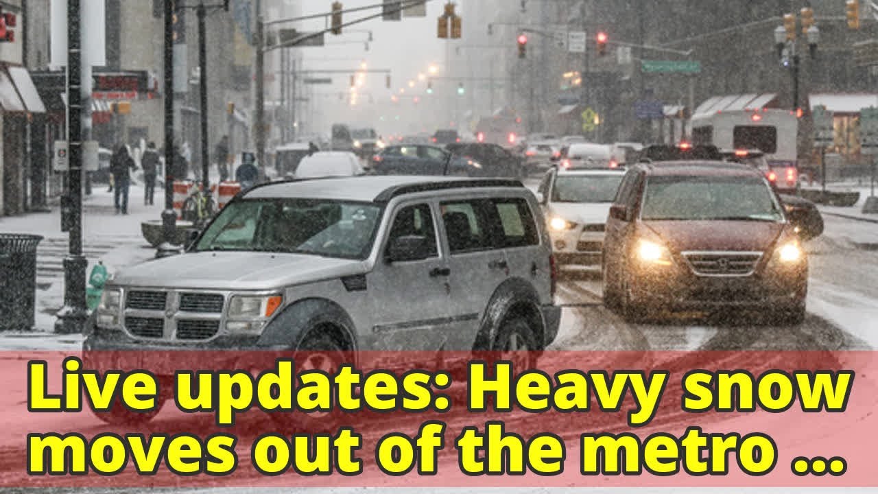 Live updates: Heavy snow moves out of the metro area — for now - YouTube