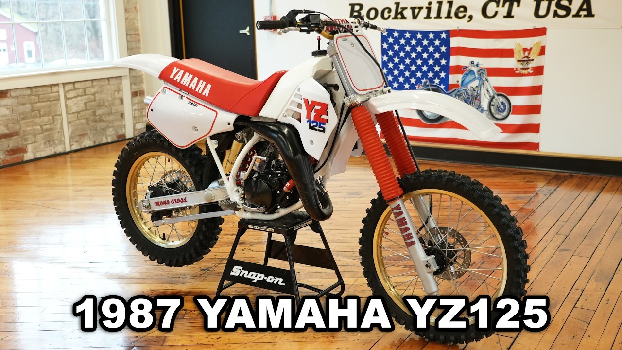 YAMAHA YZ125 1987 FRAME UP RESTORATION - YouTube