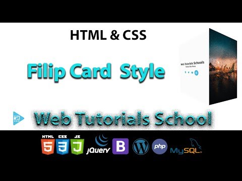 Filip Card  Style HTML & CSS | Web Tutorials School