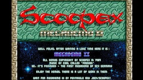 SCOOPEX - Megademo 2 - 1990
