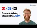Extract contract data to JSON with a REST API