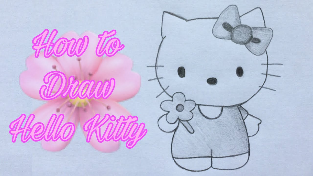 How To Draw Hello Kitty In Few Steps  The Soft Roots