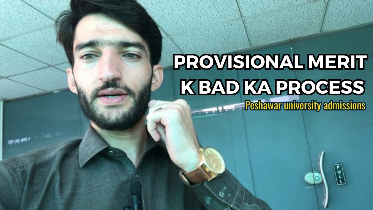 Peshawar University Provisional merit list 2023 uploaded