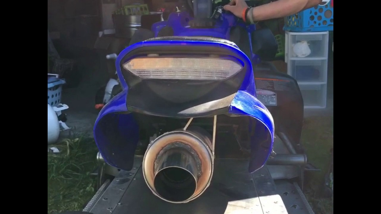 2007 Yamaha phazer with bender exhaust YouTube
