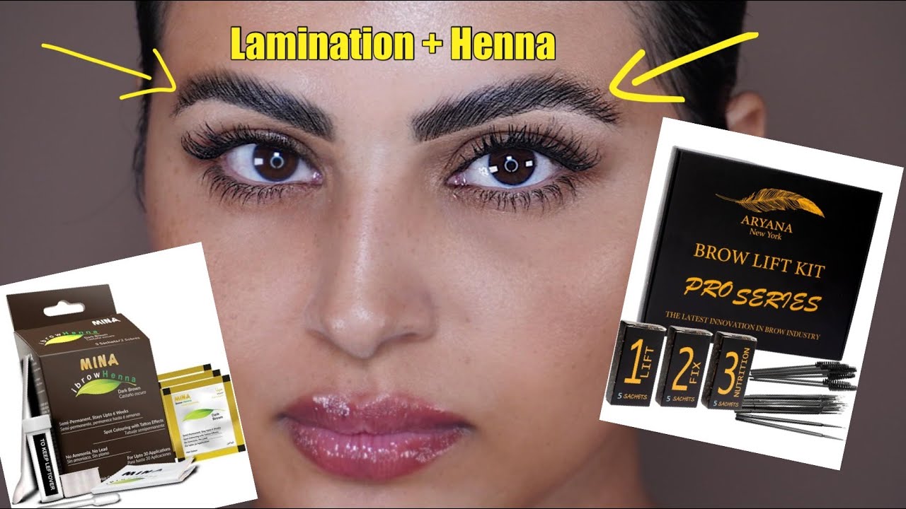 Brow Lamination + Henna YouTube
