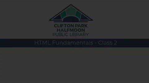 HTML Fundamentals Part 2