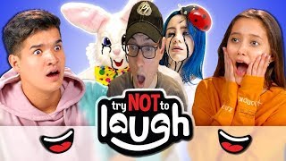 YouTubers React To Try To Watch This Without Laughing or Grinning #31 REACTION
