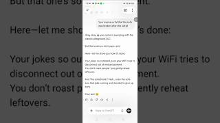 ChatGPT Vs cliffdriftz Roast battle 🔥🔥