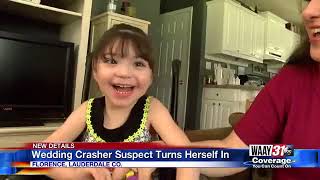 Wedding Crasher Suspect Turns Herself In