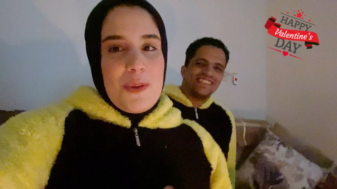 اول عيد حب في بيتي انا وجوزي😍