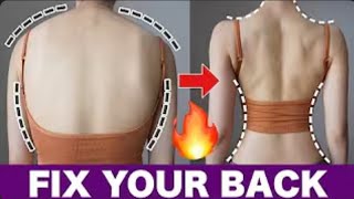 [10 minutes] beautiful back and posture! Back training that can be done while standing 