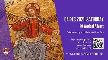 Catholic Weekday Mass Today Online - Saturday, 1st Week of Advent 2021