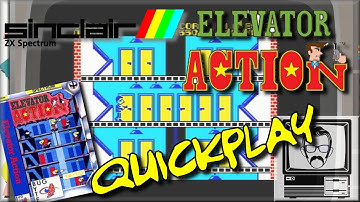 Elevator Action Sinclair Spectrum Quick Play | Nostalgia Nerd