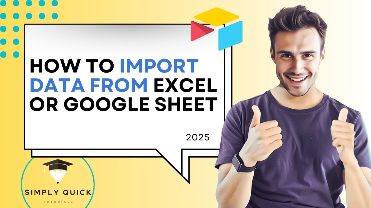 How to Import Data from Excel or Google Sheets into Airtable 2025 - YouTube