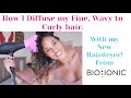 Diffusing  my Fine, Wavy to Curly Hair Technic - New Hairdryer -Bio Ionic - Review