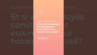 Arrête de faire l'horaire tout seul! ⚠️ #shorts #agendrix #autoplanification #pme