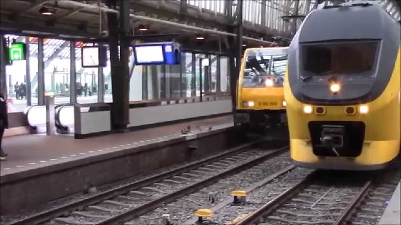 Treinen in Amsterdam 21 12 2014 YouTube