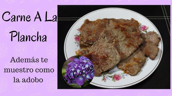 Plancha de asado de carne al estilo español - Recetas Espartanas y  Saludables