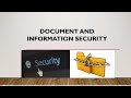 Document and information security ii thedz tv01