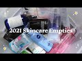 2021 Final SKINCARE Empties 💜 J-Beauty & K-Beauty products!