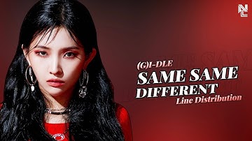 How Would (G)I-DLE sing “SAME SAME DIFFERENT” by CLASS:y (Line Distribution)