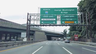 New Jersey Highways: I-80, I-95, George Washington Bridge eastbound to New York