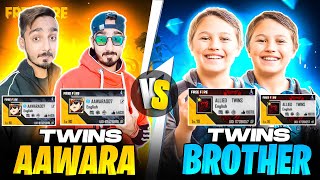 Twins Aawara Vs Allied Twins Brothers Finaly My Twin Reveal - Garena Free Fire