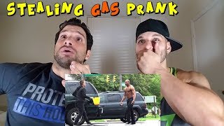 Stealing Peoples Gas Prank [REACTION]