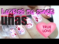 Letras de Amor para tus Uñas facil de Hacer Dia2 #amoramistadxmiri