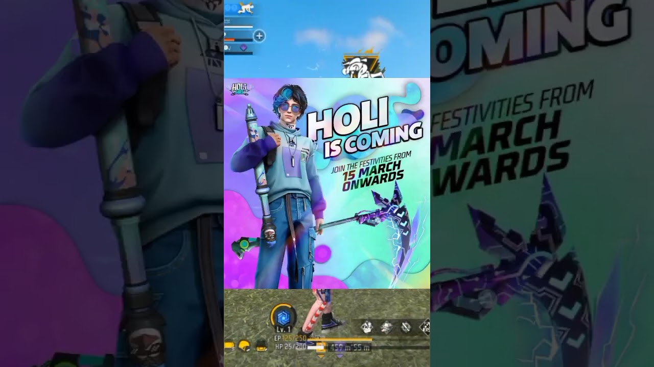 HOLI EVENTS STARTED IN MARCH 15  NEW EVENT IN FREE FIRE