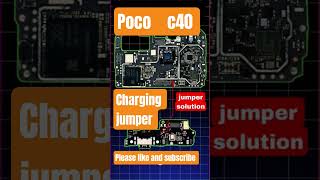 poco c40 charging jumper solution
