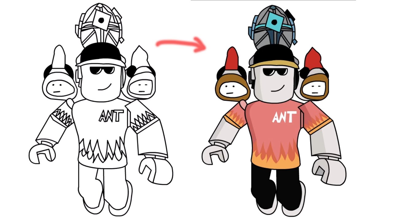 Drawing Roblox Avatars 9 Youtube - roblox head avatar nasÄ±l yapÄ±lÄ±r