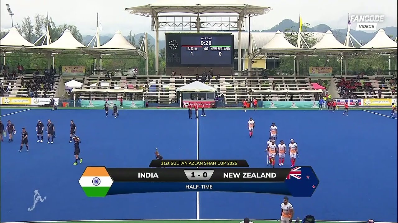 India vs New Zealand | Sultan Azlan Shah Cup | 2025 | Full Match Highlights