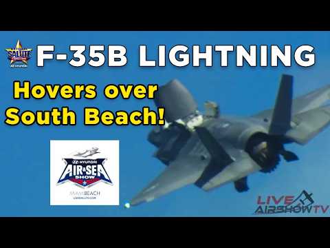 F-35B Lightning II – FULL DEMO | Salute to America's Heroes Air & Sea Show 2026 | Miami Beach, FL