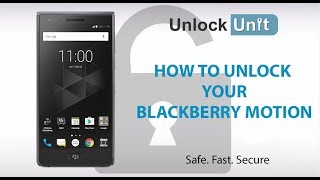 How To Unlock Blackberry Motion Youtube