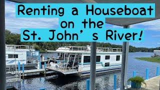 What it's like to rent a Houseboat from Holly Bluff Marina on St  John's River  Rambling with Phil