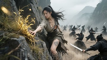 【2025最新武侠电影】不起眼的采药少女竟身怀绝世秘籍，单手一挥震翻所有杀手！#武侠 #chinesedrama #kungfu
