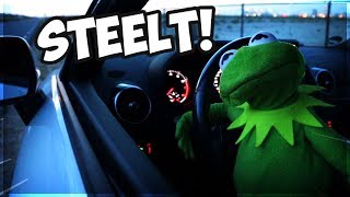 KERMIT STEELT MIJN AUTO!