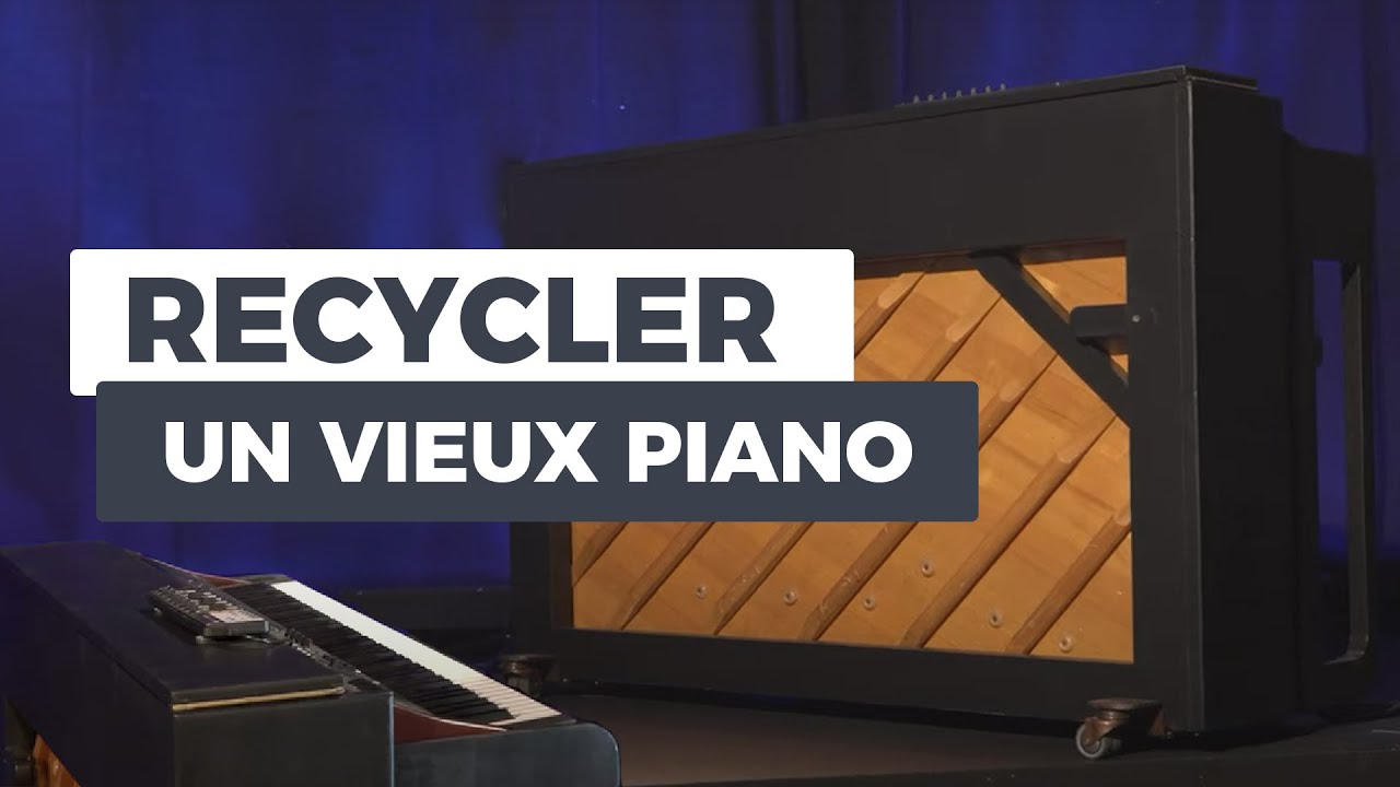 Recyclage d'un vieux piano inutilisable par Fred91230 sur L'Air du Bois