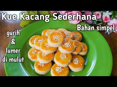 Cara Membuat Kue Kacang Memakai Selai Kacang