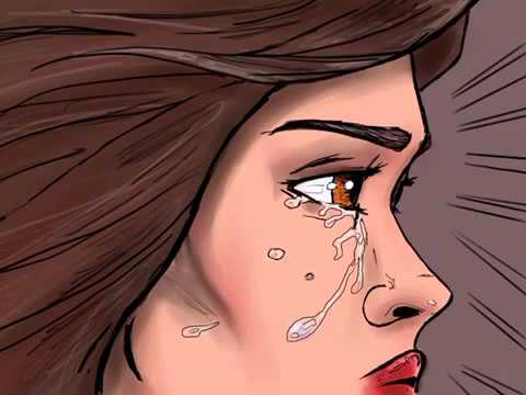 Mujer llorando Dibujo hecho con procreate con Ipad - YouTube