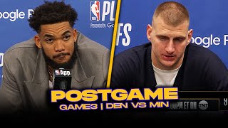 Nuggets/Timberwolves Postgame, Jokic, Murray, KAT, Conley, Coaches Reactions | 2024 WCSF, GM3 by FreeDawkins 75,879 views 3 days ago 52 minutes